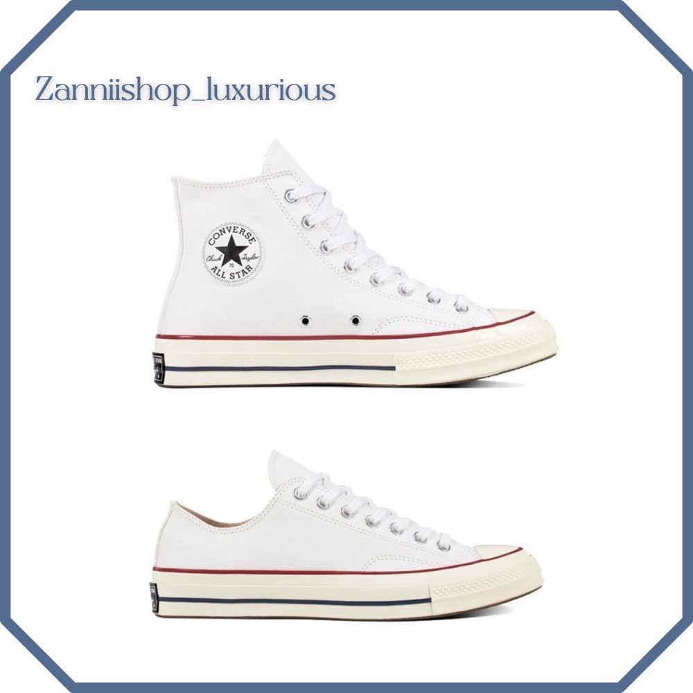 Giày Converse CV 1970s Cổ Cao,Thấp Trắng Kem - Giày Thể Thao Nam Nữ Thời Trang Học Sinh Đi Học Giá Rẻ Full Box Bill