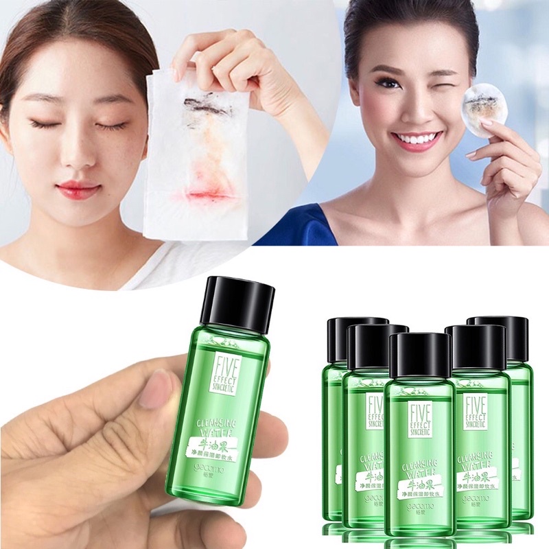 Nước tẩy trang chiết xuất bơ làm sạch sâu GECOMO Five Effect Syncretic 20ml