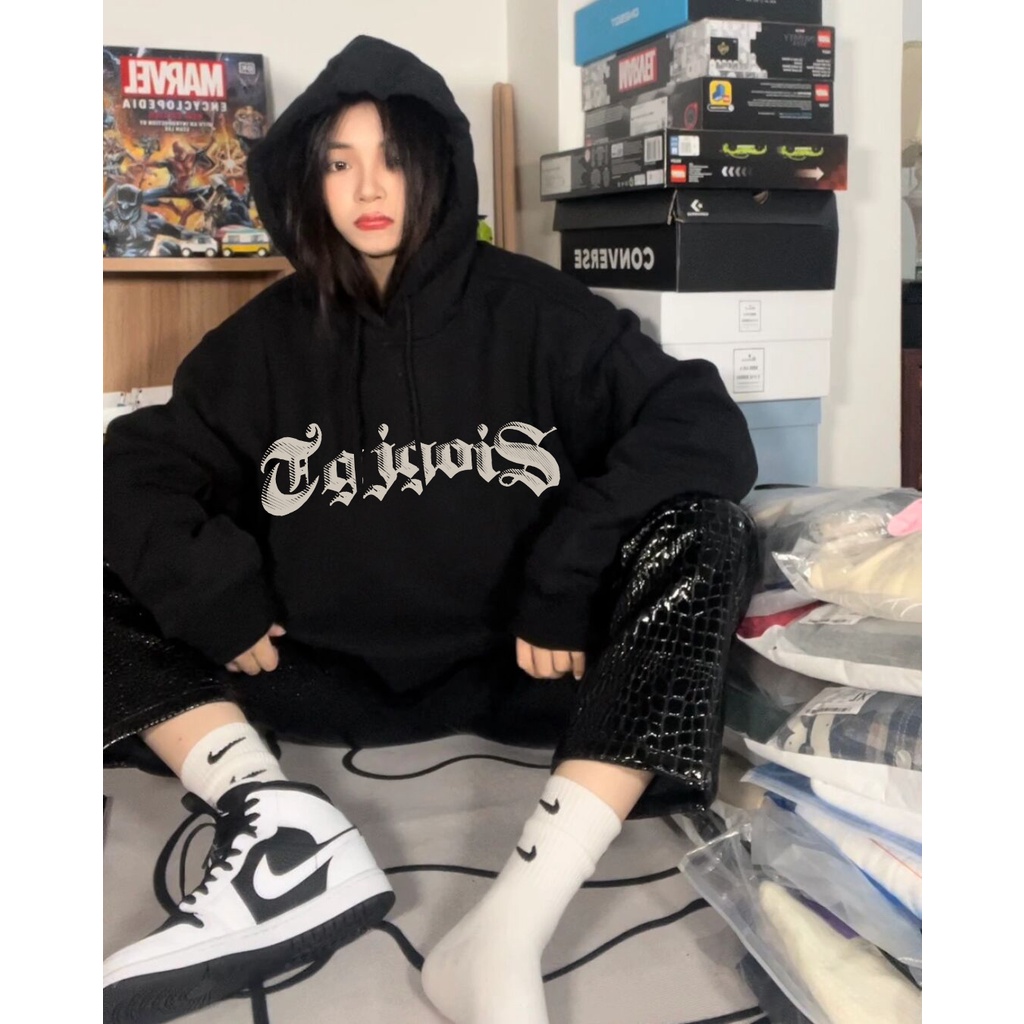 Áo hoodie nữ SELVZE vải cotton thời trang oversize | BigBuy360 - bigbuy360.vn