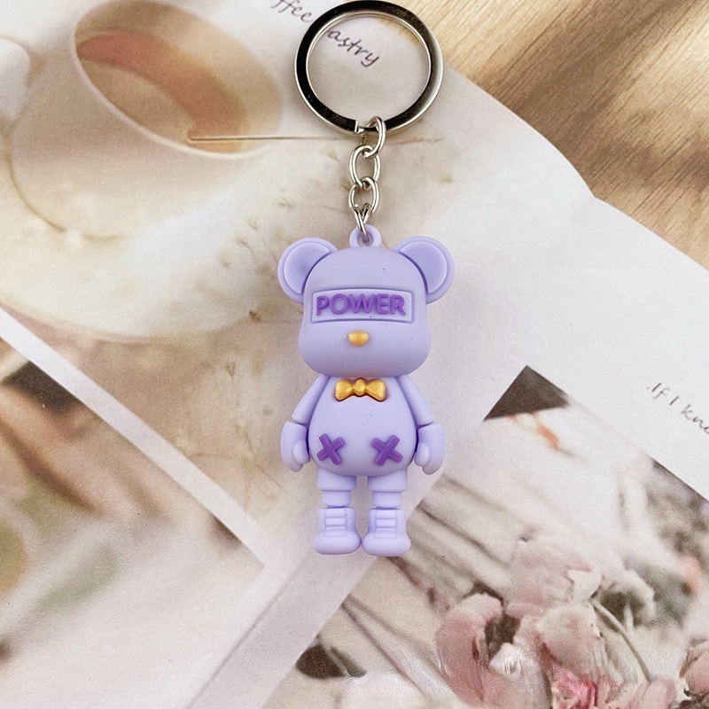 Móc Khóa Hình Gấu Violent Thắt Nơ Dễ Thương