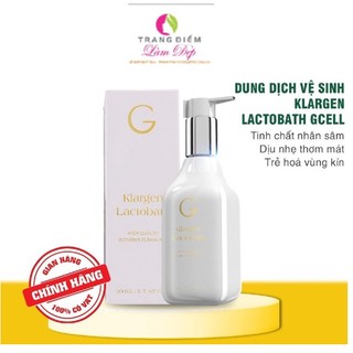 Dung dịch vệ sinh phụ nữ gcell hàn quốc 200ml - chính hãng.