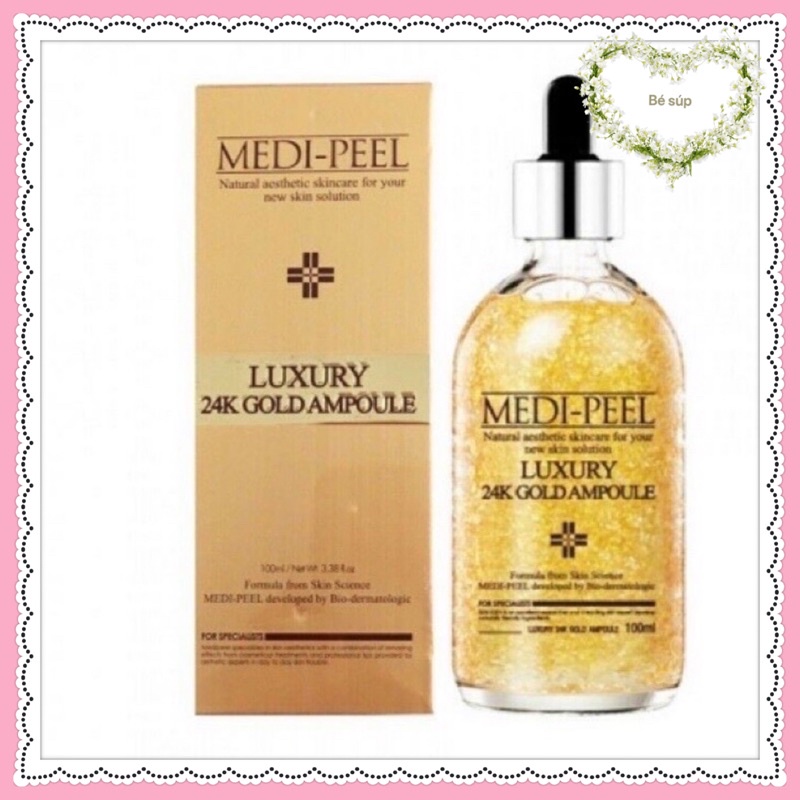 Serum Vàng 24k Dưỡng Trắng Da Gold Medipeel Làm Trắng Da Chống Lão Hóa Tái Tạo Và Săn Chắc Da Hàn Quốc 100ml