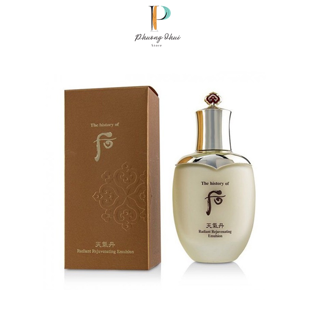 Sữa Dưỡng Tái Sinh Cao Cấp Whoo Radiant Rejuvenating Emulsion Chai 110ml Cho Da Trắng Sáng Hồng Hào Khỏe Đẹp