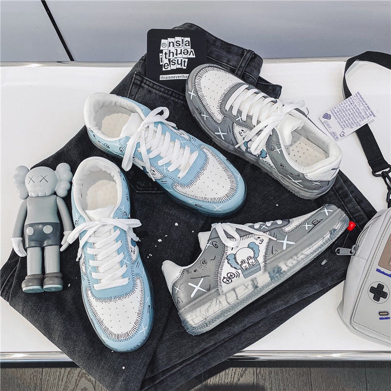 Giày Thể Thao Canvas Air Force No. Phong Cách Mới Cao Cấp Cho Nam 1 Giày Trắng Nhỏ Hợp Thời Trang