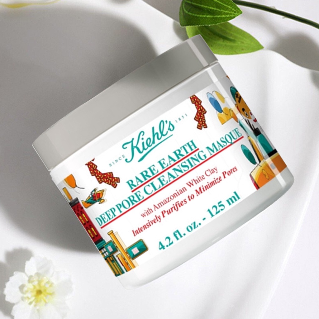 Kiehl's Amazon White Clay Mask Year of the Tiger Limited Edition Cleansing Mask Deep Cleansing 125ml Mặt Nạ Đất Sét Trắng Làm Sạch Sâu Phiên Bản Giới Hạn Kieh Amazon
