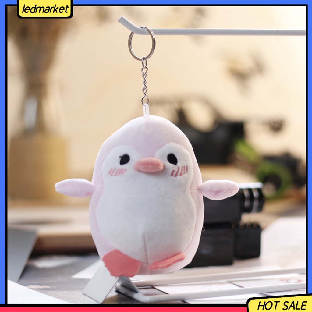 Gấu Bông Móc Khóa Hình Chim Cánh Cụt Nhồi Bông Siêu Mềm Thoáng Khí Cao Cho Trẻ Em