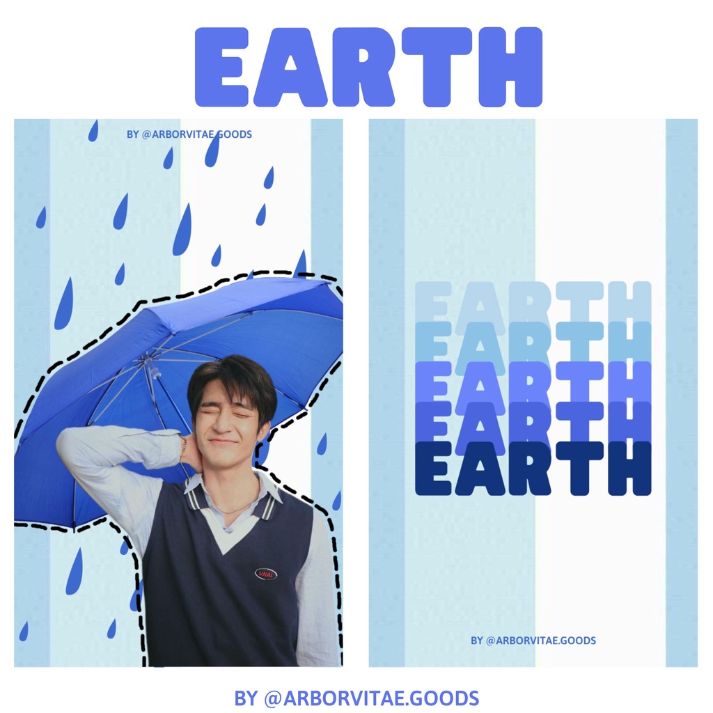 Set card "UMBRELLA" EarthMix