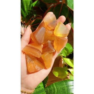 Đá Yellow Fluorite thô, Đá thiên nhiên chưa qua chế tác, Đá Năng Lượng