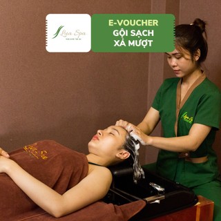 HCM [E-Voucher] Gội Sạch Xả Mượt Làm Sạch Tóc, Da Đầu Tại Lụa Spa