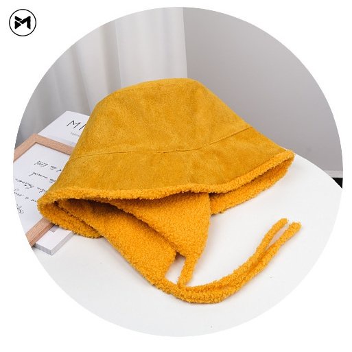 Mũ Tai Bèo Hai Mặt Bằng Lông Cừu Bảo Vệ Tai Chống Gió Ấm Áp Hàng Mới 2022