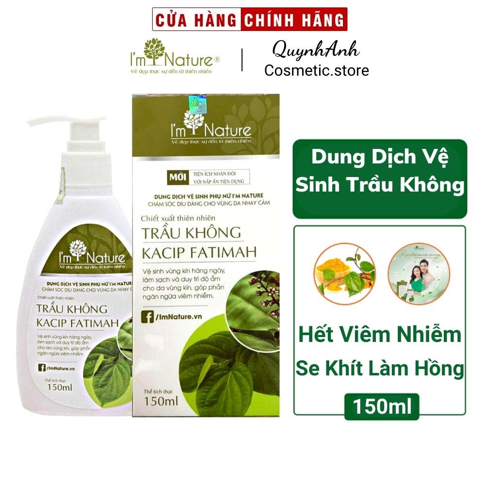 Ddvs Gel Vệ Sinh Phụ Nữ Lá Trầu Không I’m Nature Chính Hãng 150ml Nước Rửa Phụ Khoa Sạch Sẽ Se Khít Làm Hồng Vùng Kín