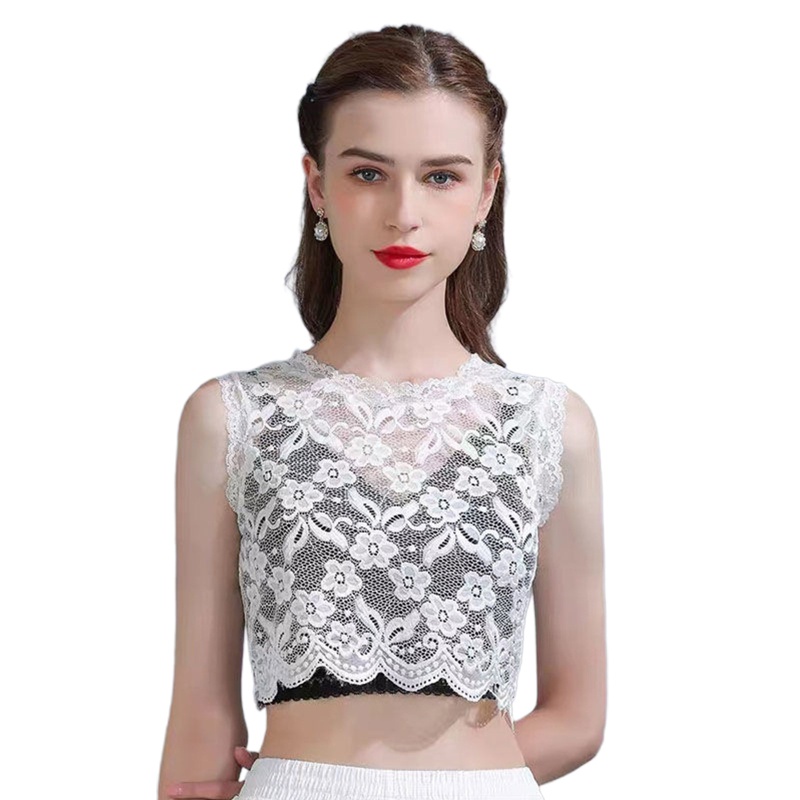 Áo Ren Cổ Tròn Không Tay Thời Trang Đi Biển Dành Cho Nữ