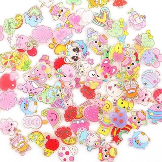 Set 10 cái charm slime mica dụng cụ charm phụ kiện trang trí hình
