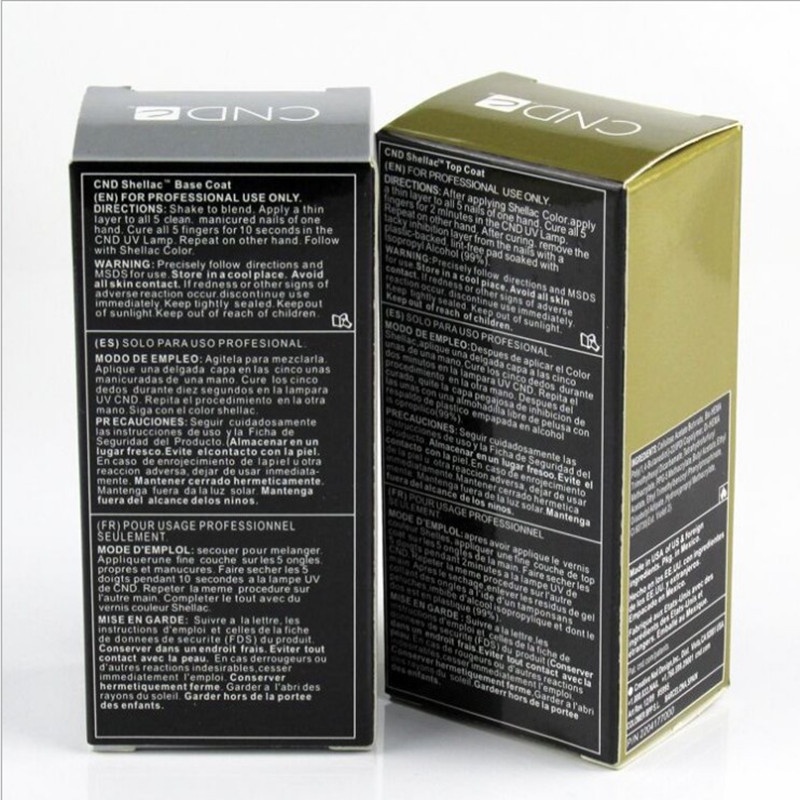 Cặp Base - Top CND Sơn Gel Siêu Bền Và Bóng 7,5ml