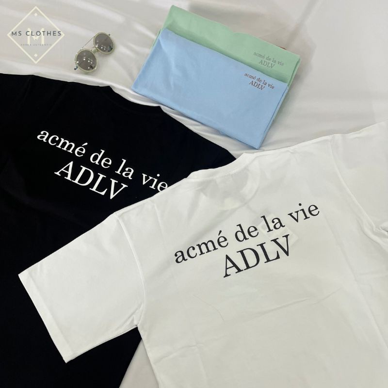 Áo phông ADLV basic logo đen chính hãng nam nữ