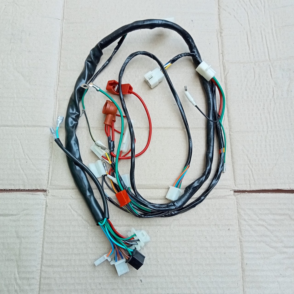 Bộ dây điện xe wave alpha,wave nhỏ,wave cũ hai bóng 100% dây đông
