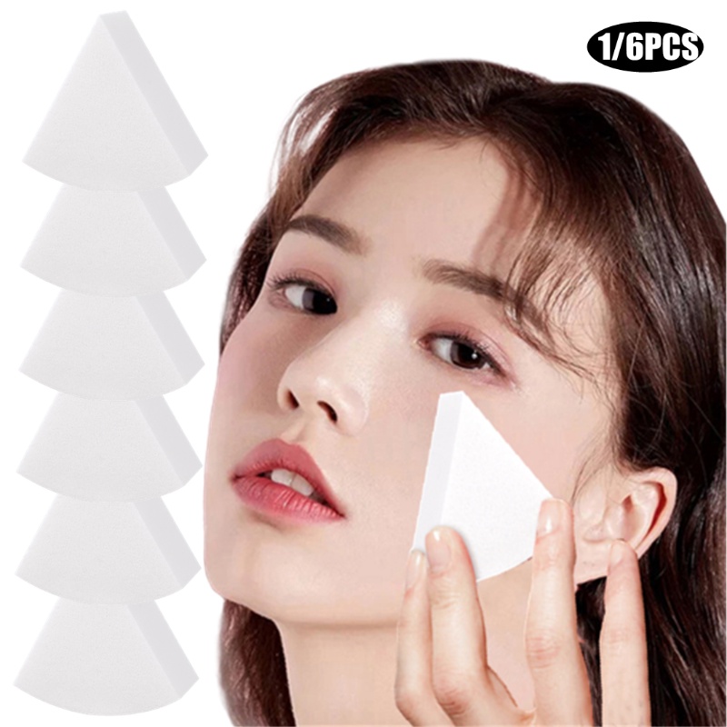 Mút Trang Điểm Hình Tam Giác Bằng Da Mềm Thân Thiện Với Làn Da Tự Nhiên Không Để Lại Dấu Vết Có Thể
