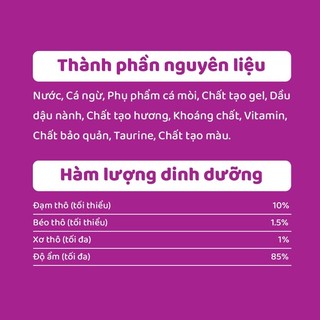 Pate lon whiskas vị cá cho mèo 400gr