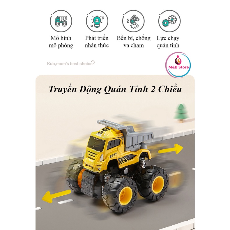 Bộ 4 Xe Quán Tính Công Trình/Cứu Hộ - KUB