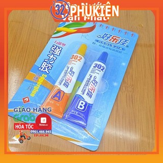 Keo AB khô cứng trắng đục 302 phukien232