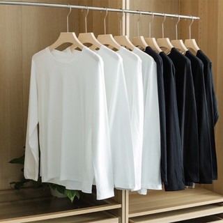 Áo thun longtee tay dài trơn nam nữ unisex