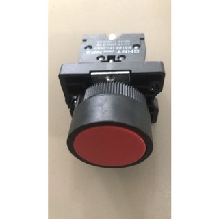 10 Nút nhấn không đèn NP2 phi 22mm xanh đỏ