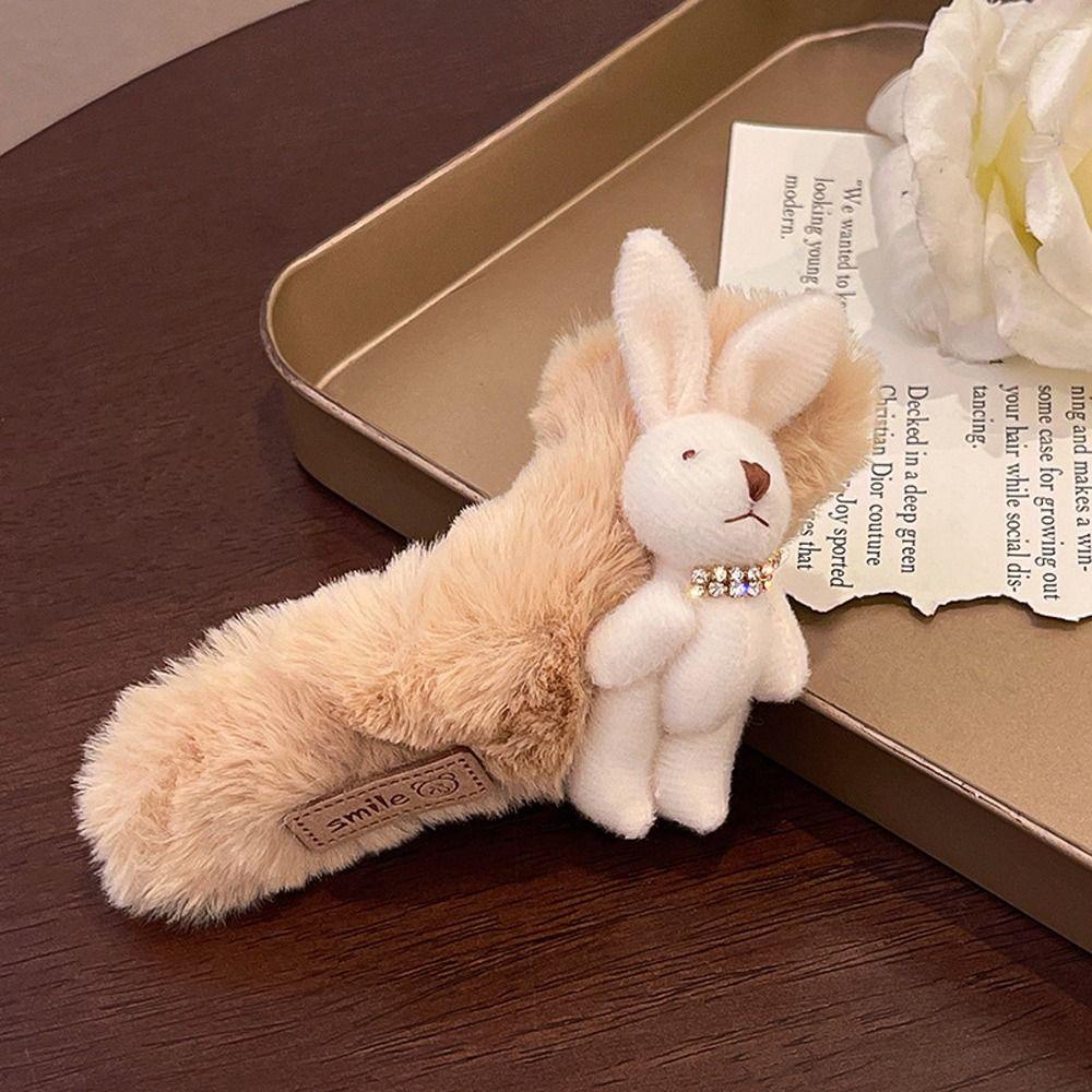 Kẹp Tóc Hình Thỏ Bằng Acrylic Dễ Thương Cho Nữ