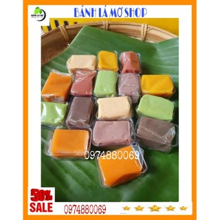 1kg kẹo dừa sáp mix nhiều vị- bánh lá mơ shop