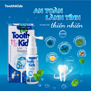 Xịt Chống Sâu Răng ToothKids cho bé từ 1 tuổi giúp bảo vệ men răng, ngừa mảng bám ố vàng, viêm lợi,hà mủn,làm trắng răng