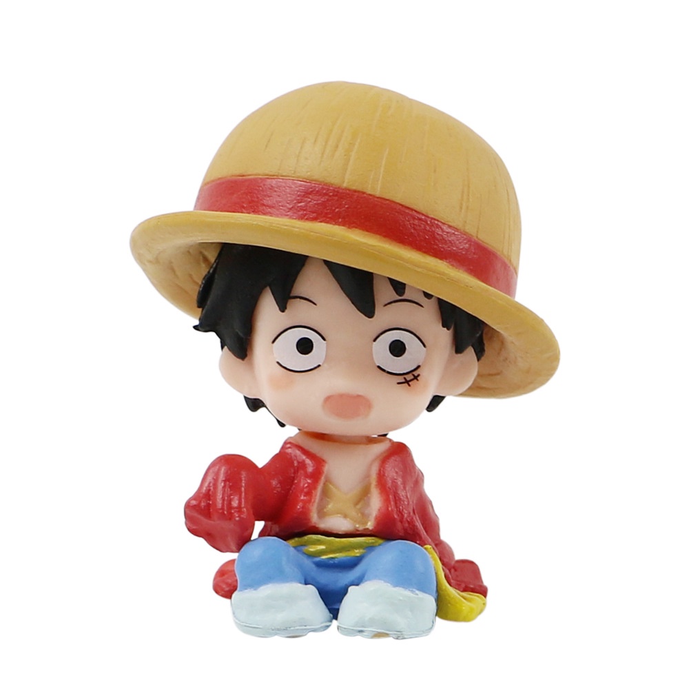 Set 4 Mô Hình Nhân Vật Hoạt Hình One Piece 4cm