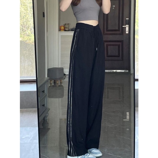 NRVP Quần Thể Thao Dài Dáng Rộng Phong Cách Thời Trang Hàn Quốc