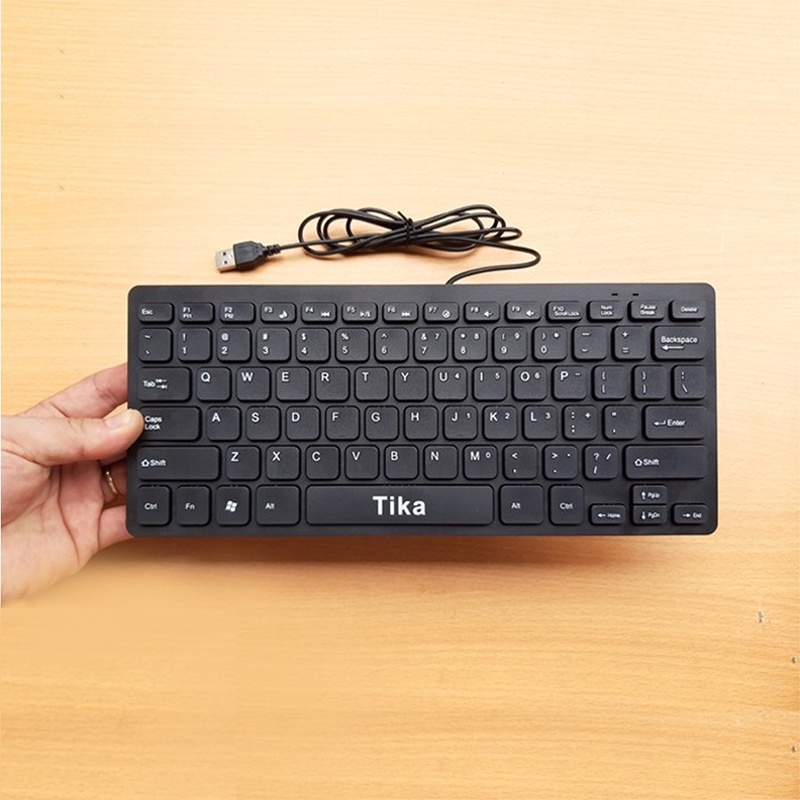 Bàn phím máy tính có dây mini laptop văn phòng cute giá rẻ LUVIBA BP02