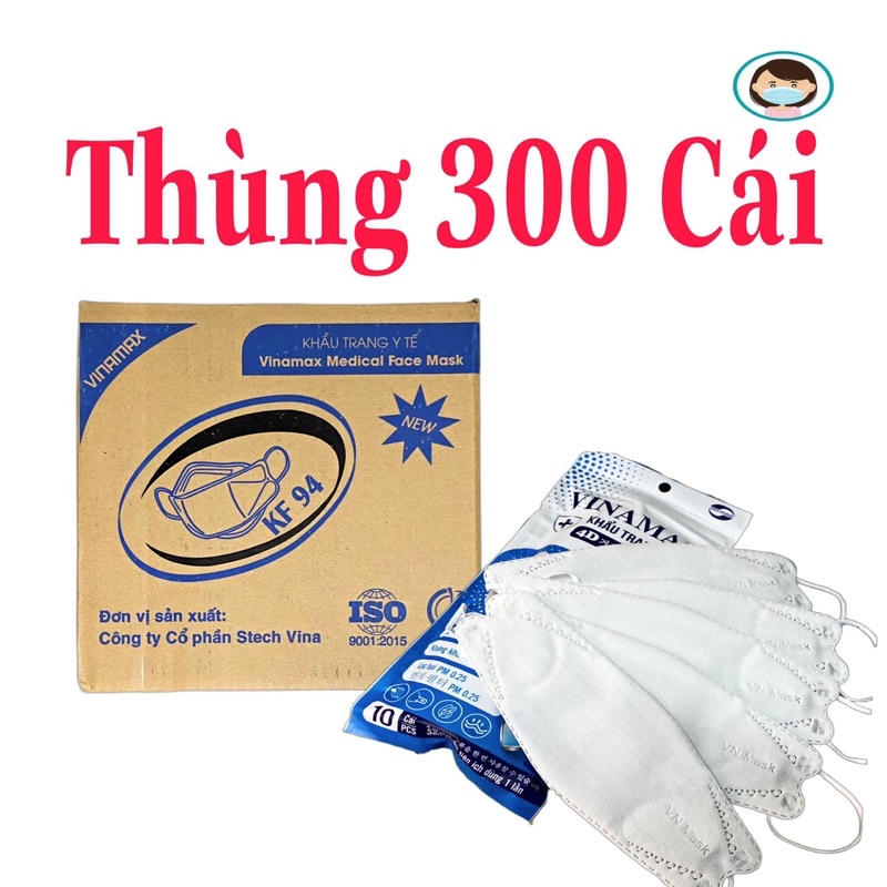 Khẩu trang kf94 thùng 300 cái,chống nắng,chống tia uv,hàng chất lượng