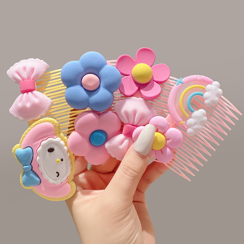 Lược Cài Tóc Đính Nơ Xinh Xắn Cho Bé Gái