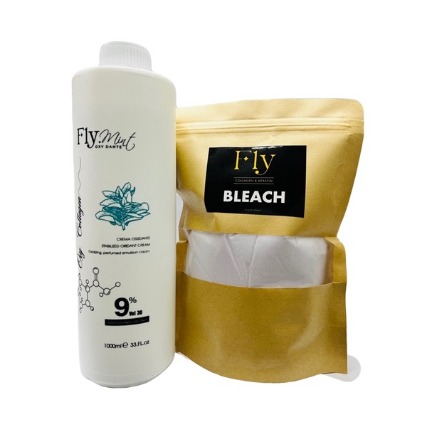 TRỢ NHUỘM OXY FLY MINT, TINH CHẤT BẠC HÀ, Chống Xót,Siêu Dưỡng, Dung Tích 1000ml dành cho Salon - Hàng Chính Hãng FLY