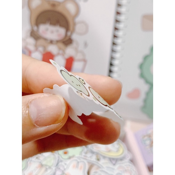 Sticker hộp 50 miếng dán