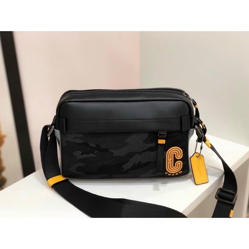 🔴 SẴN - TÚI ĐEO CHÉO COACH NAM EDGE WITH CAMO PRINT 2381