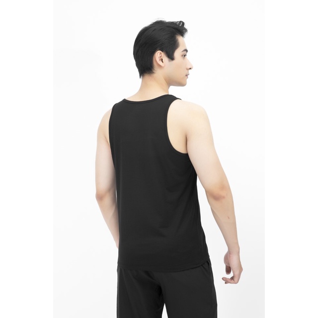 Áo ba lỗ sát nách thể thao nam KWIN, Áo tanktop tập gym vải cotton co giãn tốt kiểu dáng basic KTTR04