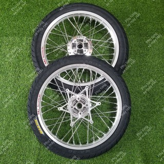 Bánh căm sonic đùm mạ crom kèm lòng cnc niềng nhôm thái full vỏ ruột maxxis trước sau lắp như zin cho sonic 150 msp 0118