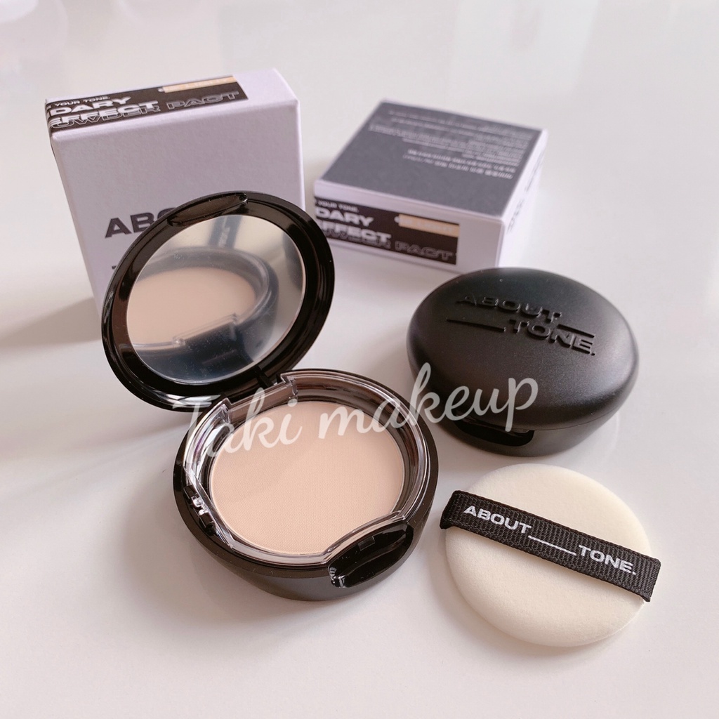 Phấn Phủ Nén Hàn Quốc Eglips About Tone Blur Powder Pact 8g Mẫu Mới [Đen 01- 02- Trắng- Hồng]