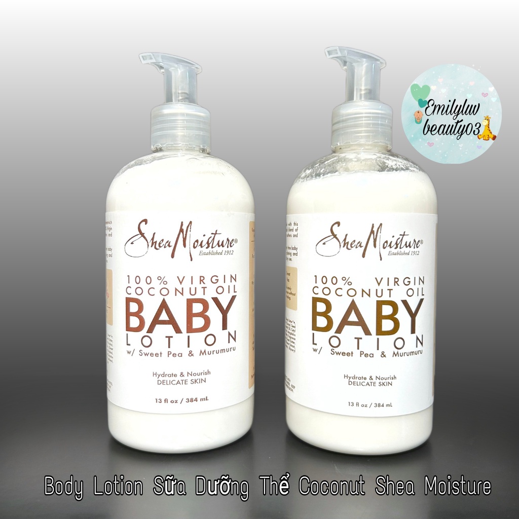 Kem dưỡng Coconut Oil Baby Lotion Sheamoisture