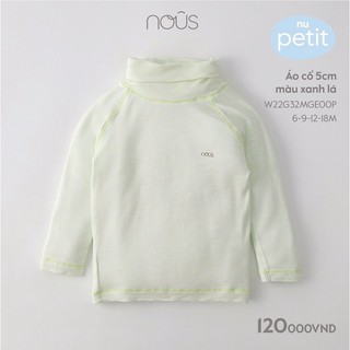 [Nous] áo cổ 3-5 phân Nous petit mỏng mềm