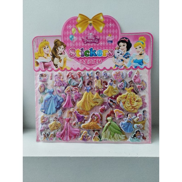 Miếng Dán Sticker Công Chúa, Kitty, Pony, Thay Váy cho Công Chúa