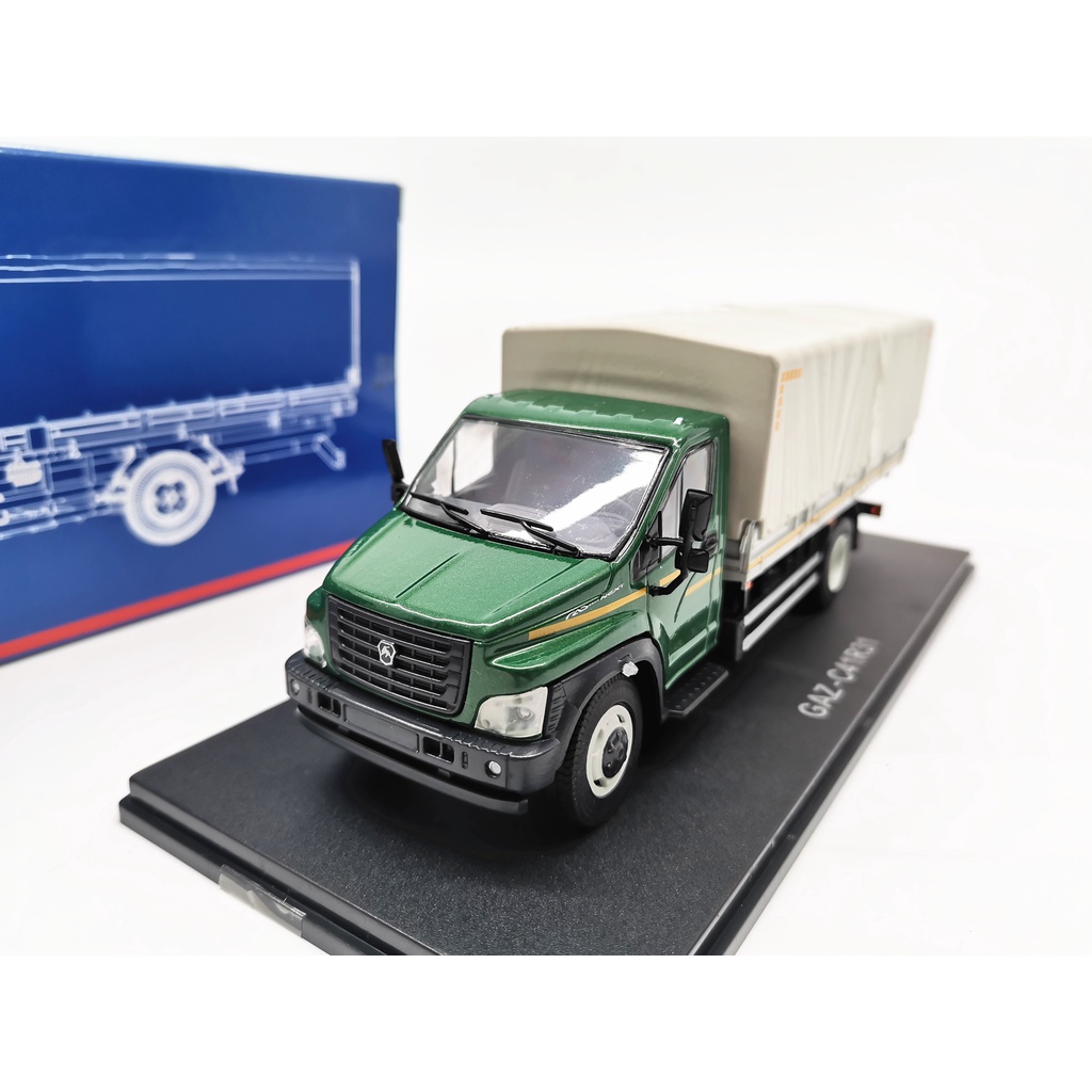 Mô Hình Xe Tải Nga GAZ C41R31 Bằng Hợp Kim Tỉ Lệ 1 / 43