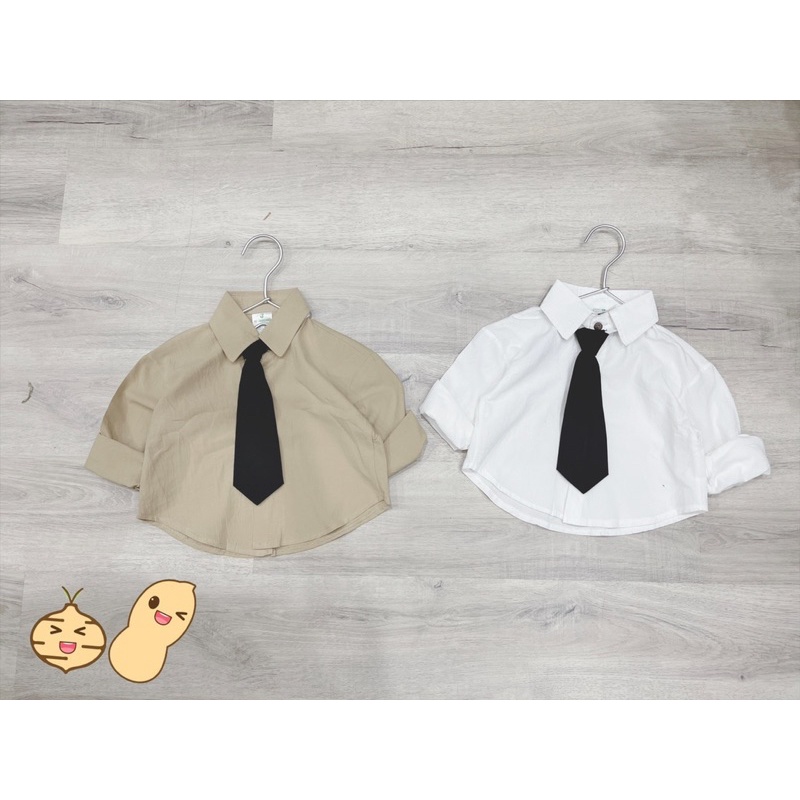 Áo sơmi bé trai kèm cavat