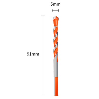 Mũi Khoan Đa Năng 2 Cạnh Chân Tam Giác Chân Tròn Khoan Tường, Kính, Đá, Gạch Men, Mũi khoan đa năng ATO chống ghỉ xịn