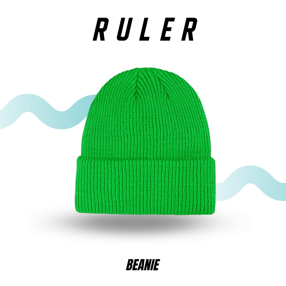 Nón len beanie basic