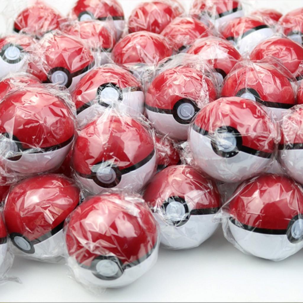 Quà giáng sinh Bộ Búp Bê Bóng Pokeball 8cm Và Quái Vật Ngẫu Nhiên Dùng Làm Tặng Sinh Nhật Cho Bé Quà sinh nhật Throw Pop PokeBall Cosplay Pop-up Elf Go Fighting Poke Ball Toy For Kids 1021