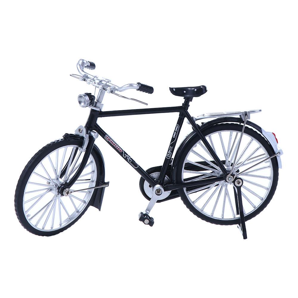 Đồ trang trí Xe Đạp Mini Bằng Kim Loại Tỉ Lệ 1: 10 Dùng Để Trang Trí Nhà Búp Bê