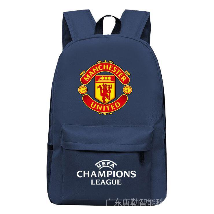 Ba Lô Đi Học Vải Canvas In Hình Manchester United Cá Tính Cho Nam Và Nữ